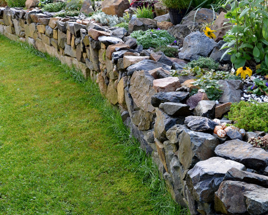 Affordable Natural Rock Walls