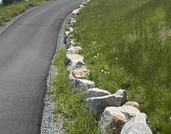 professional riprap installation
